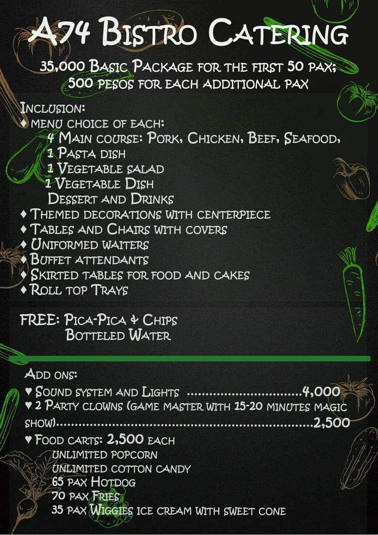 Catering Services Package